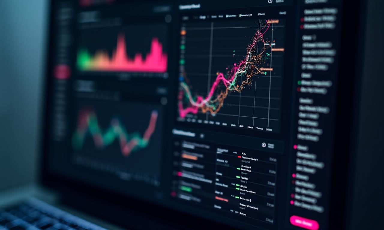 Dashboard showing real-time fraud alerts and threat networks